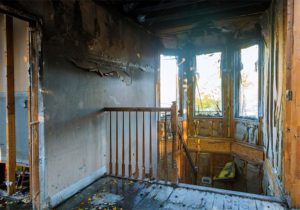 House that was burned in a fire that needs professional fire restoration in Boise Idaho